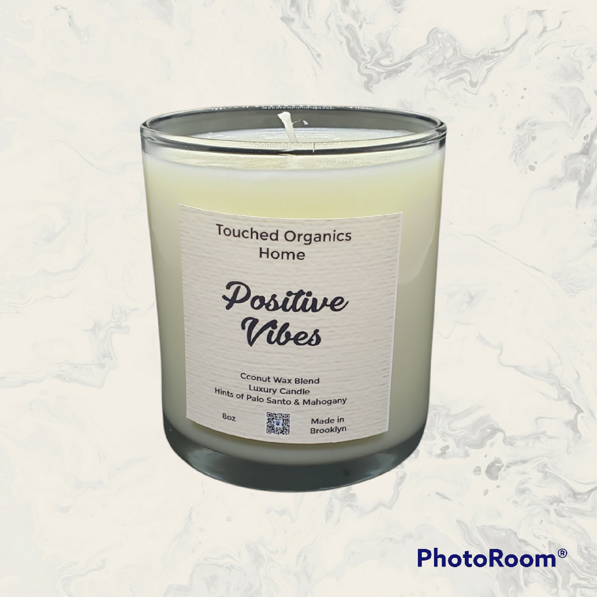 Add a positive vibe to any room with our palo santo candle